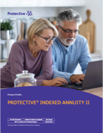 Cover of the Protective Indexed Annuity II product profile brochure.