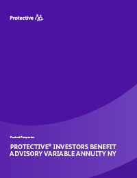 First page of the Protective Investors Benefit Advisory Variable Annuity NY prospectus.