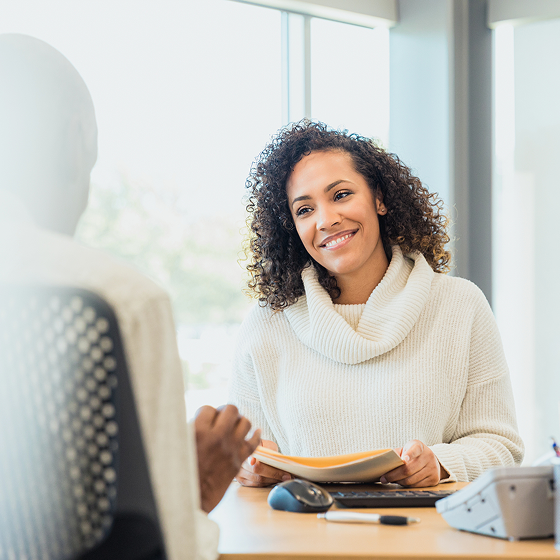 Financial professional helps client create an income strategy with ProPayer Income Annuity.